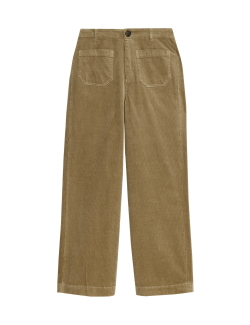 Cord Wide Leg Trousers