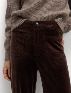 Cord Wide Leg Trousers