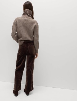 Cord Wide Leg Trousers