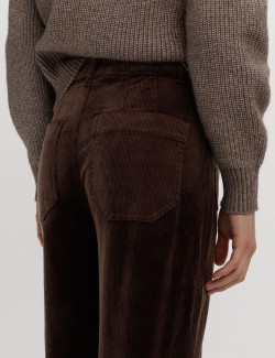 Cord Wide Leg Trousers