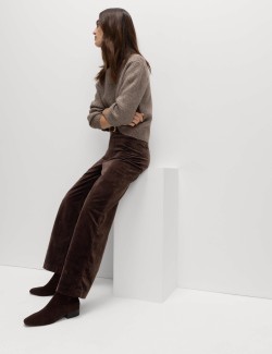 Cord Wide Leg Trousers