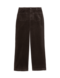 Cord Wide Leg Trousers