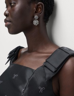 Mini šaty se zvýrazněným pasem a detailem s mašlí