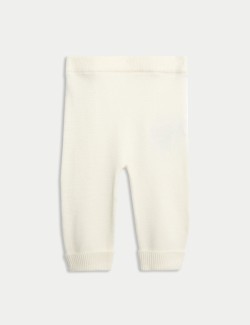 2dílné pletené outfit s květinovým vzorem a srdíčky (0-12 měsíců)