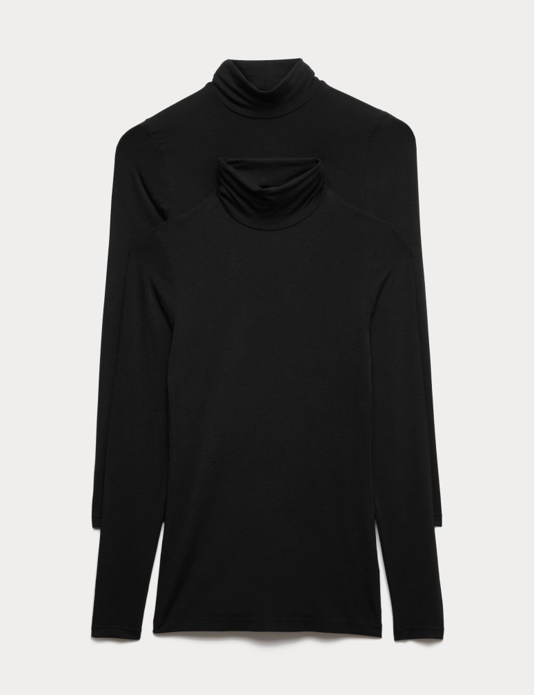 Termo topy s rolákovým límcem a technologií Heatgen™, 2 ks