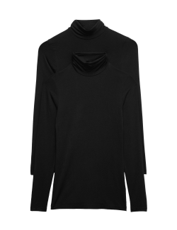 Termo topy s rolákovým límcem a technologií Heatgen™, 2 ks