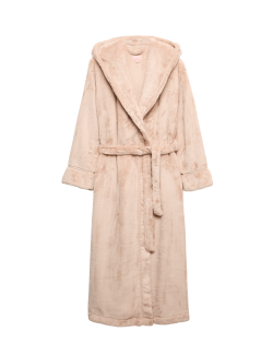 Fleece Hooded Dressing Gown