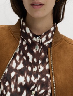 Košile s límečkem a zvířecím potiskem