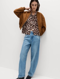 Košile s límečkem a zvířecím potiskem