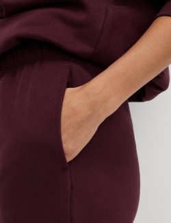 Široké teplákové kalhoty s vysokým obsahem bavlny a stahovací šňůrkou