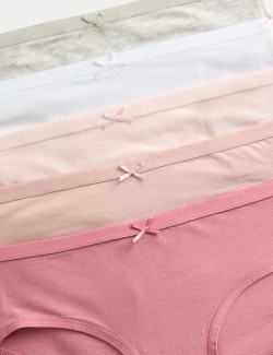 Kalhotky z bavlny se strečem, 10 ks v balení (2–14 let)