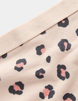 Šortkové kalhotky se zvířecím potiskem a vysokým podílem bavlny (5–16 let), 7 ks