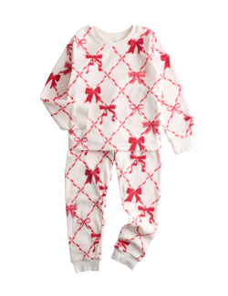Bow Graphic Pyjamas (1-16 Yrs)