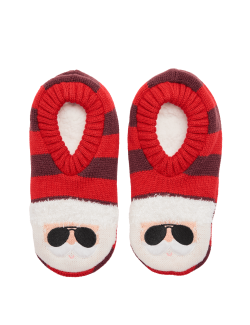 Ponožkové bačkory Santa