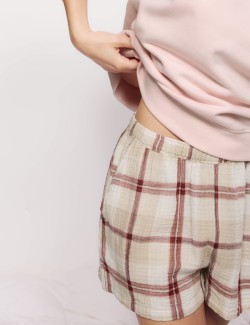 Letní 2dílná pyžamová souprava z čisté bavlny