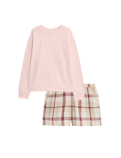 Letní 2dílná pyžamová souprava z čisté bavlny