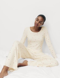 Pointelle Printed Pyjama Set