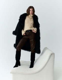 Buklé rolákový svetr s příměsí vlny