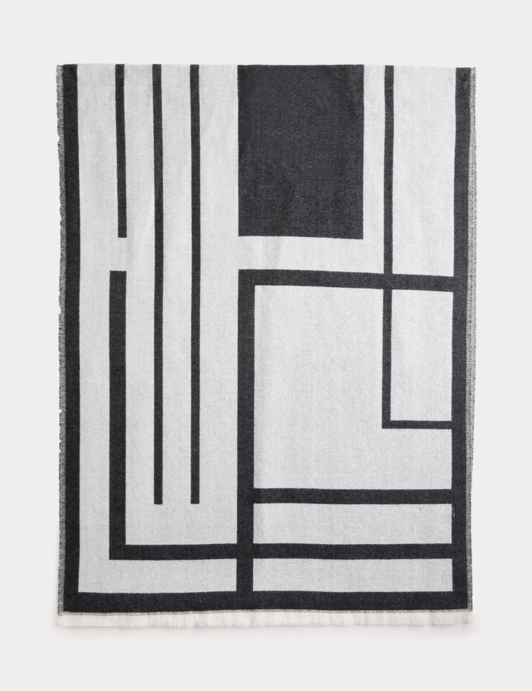 Geometric Woven Scarf