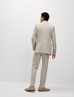 Kárované oblekové sako, přiléhavý střih