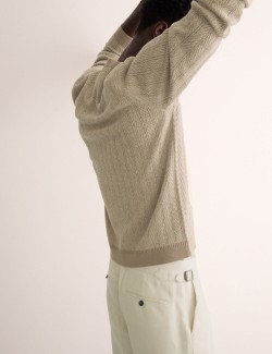 Svetr z čisté mimořádně jemné vlny merino