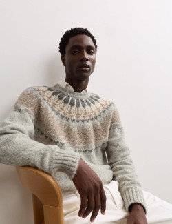 Alpaca Rich Fair Isle Crew Neck Jumper