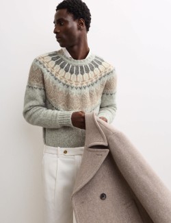 Alpaca Rich Fair Isle Crew Neck Jumper