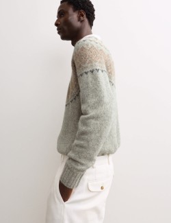 Alpaca Rich Fair Isle Crew Neck Jumper