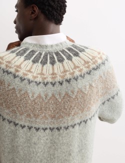 Alpaca Rich Fair Isle Crew Neck Jumper