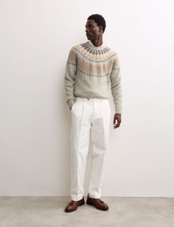 Alpaca Rich Fair Isle Crew Neck Jumper