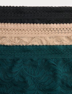 3pk Flexifit™ Lace Full Briefs