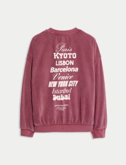 Cotton Rich City Graphic Sweatshirt (6-16 Yrs)