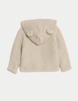 Pure Cotton Hooded Cardigan (7lbs-3 Yrs)