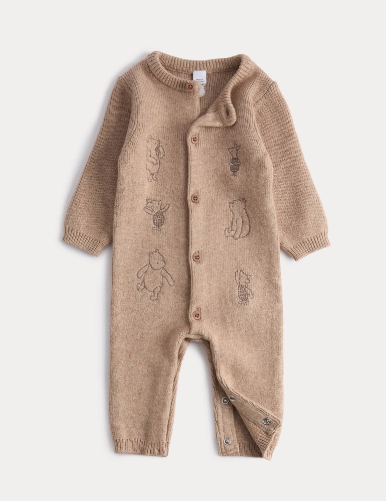 Winnie the Pooh™ Knitted All in One (0-12 Mths)