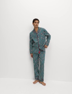 Vánoční pyžamový set z čisté bavlny s motivem lízátka