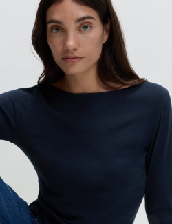 Top úzkého střihu, z čisté bavlny