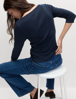 Top úzkého střihu, z čisté bavlny