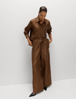 Košile s límečkem a vysokým podílem lyocelu