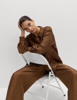 Košile s límečkem a vysokým podílem lyocelu