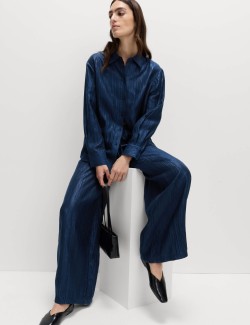 Košile s límečkem a vysokým podílem lyocelu