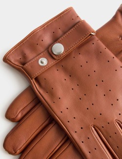 Leather Perforated Gloves