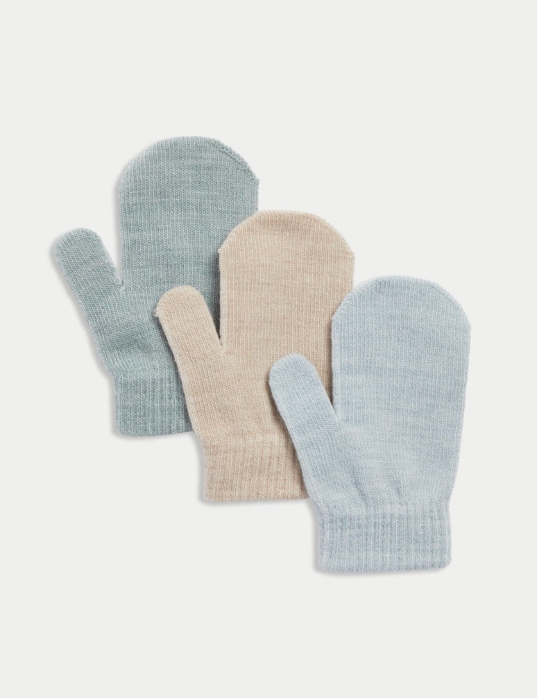 Kids' 3pk Magic Mittens