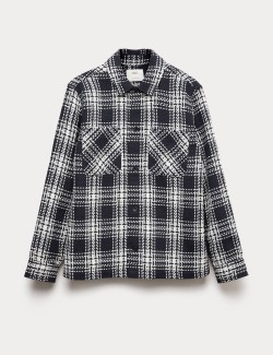 Kostkovaná bundokošile