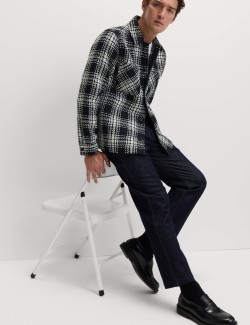 Kostkovaná bundokošile