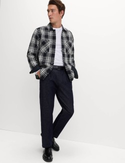 Kostkovaná bundokošile