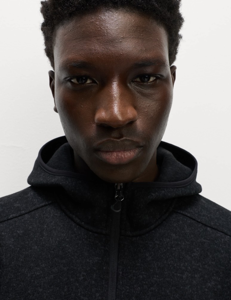 Tech Lightweight Knit Mix Hood