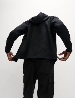 Tech Lightweight Knit Mix Hood