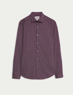 Regular Fit Pure Cotton Printed Shirt
