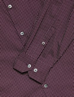 Regular Fit Pure Cotton Printed Shirt