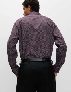 Regular Fit Pure Cotton Printed Shirt